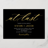 Eindelijk Folie Uitnodiging tot kleurhuwelijk bewe (Voorkant)