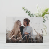 Eindelijk foto save the date (Staand voorkant)