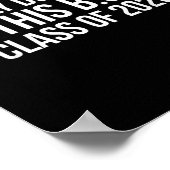 Eindelijk gedaan met deze BS CL van 2025 - Afstude Poster (Hoek)