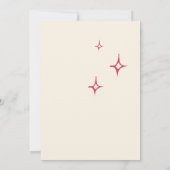 Eindelijk gescheiden Retro Party uitnodiging (Achterkant)