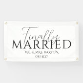 Eindelijk getrouwd auto banner (Horizontaal)