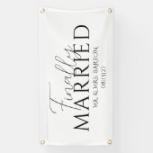 Eindelijk getrouwd auto banner (Verticaal)