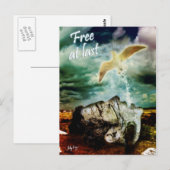 Eindelijk gratis - Briefkaart (Voorkant / Achterkant)