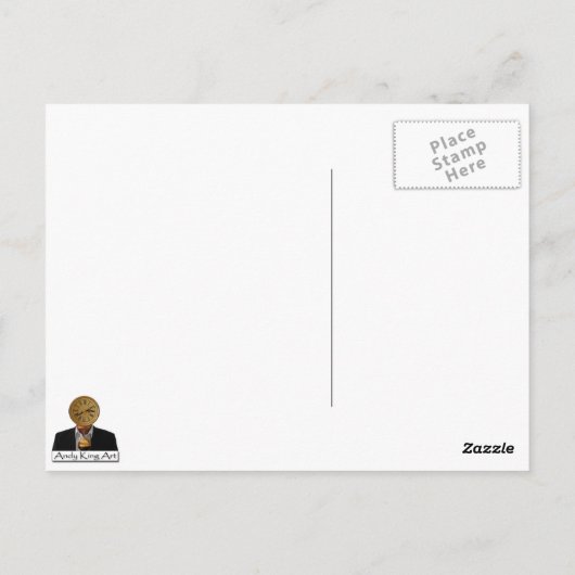 Eindelijk gratis - Briefkaart (Achterkant)