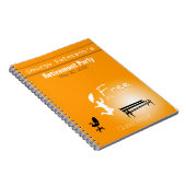 Eindelijk gratis! Gastenboek Pensioneringspartij Notitieboek (Rechterzijde)