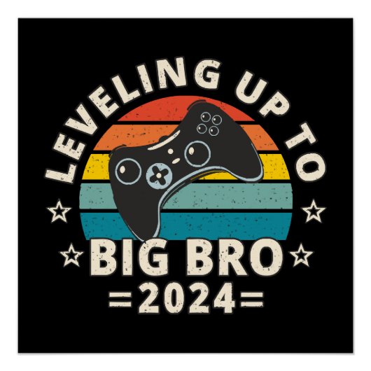Eindelijk Grote Broer 2024 Perfect Poster (Voorkant)