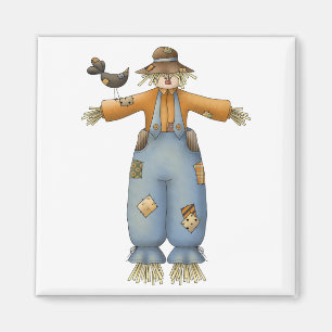Eindelijk Herfst ・ Scarecrows Magneet