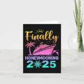 Eindelijk huwelijksreis 2025 romantische cruise hu kaart (Voorkant)