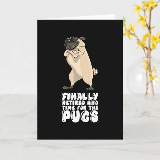 Eindelijk in ruste en tijd voor de puggen kaart (Gele Bloem)