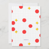 Eindelijk is het tijd om te feesten Uitnodiging (Achterkant)