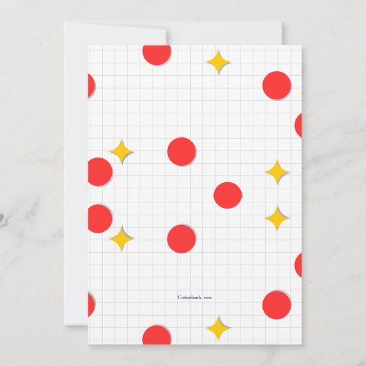 Eindelijk is het tijd om te feesten Uitnodiging (Achterkant)