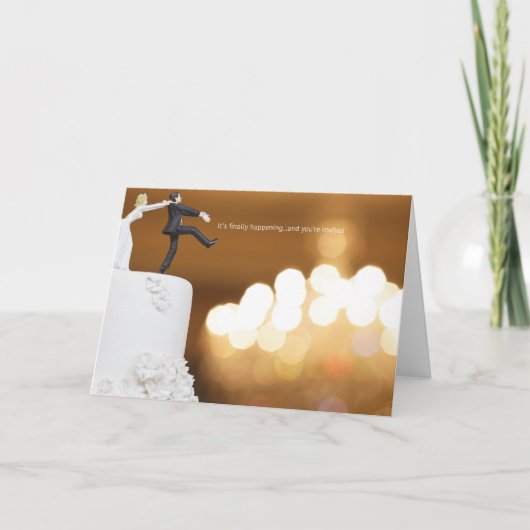 Eindelijk is het zover en ben je uitgenodigd (Voorkant)