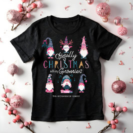 Eindelijk Kerstmis met mijn Gnomen Funny Gnomen Tri-Blend Shirt