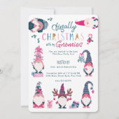 Eindelijk Kerstmis met mijn Gnomen-kerstfeest Feestdagenkaart (Voorkant)