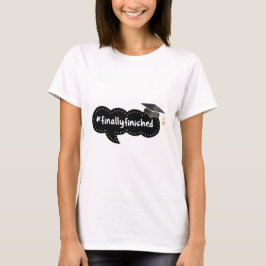 Eindelijk klaar met Afstuderen Black Bubble T-shir T-shirt