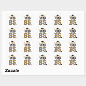 Eindelijk Klaar Met Deze BS Afstudeerders Afstuder Vierkante Sticker (Vel)