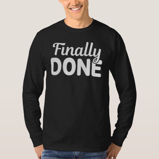 Eindelijk Klaar Net Gescheiden Gefeliciteerd Met T-shirt (Voorkant)