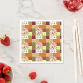 Eindelijk lente patchwork cheater quilt servet (Insitu)