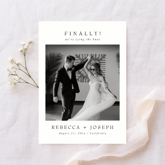 Eindelijk Oude Geld Huwelijksfoto Save The Date