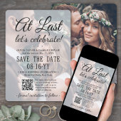 Eindelijk QR-code en foto-overlay bruiloft Save The Date