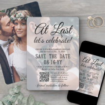 Eindelijk QR-code & foto-overlay bruiloftsreceptie