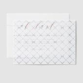 Eindelijk Terracotta minimalistisch script bruilof Vellum Uitnodigingen (Offset (Uitnodiging))