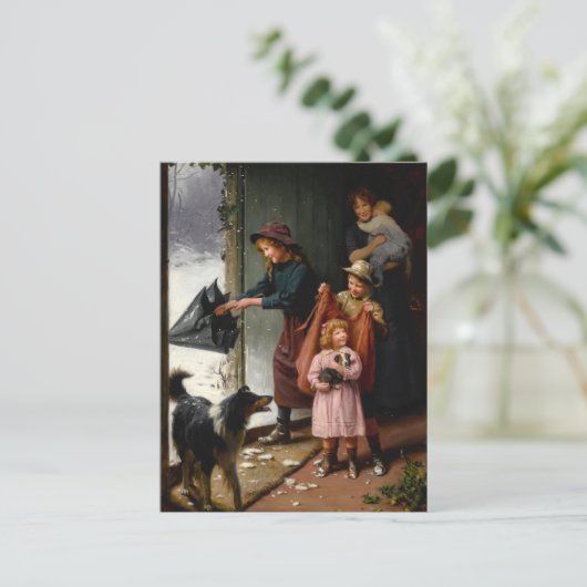 Eindelijk thuis | Arthur John Elsley Briefkaart (Staand voorkant)