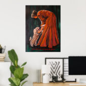 "Eindelijk thuis" door Susan Bergstrom Poster (Thuiskantoor)