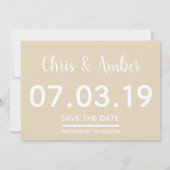 Eindelijk trouwen | Datum opslaan Kaart (Achterkant)