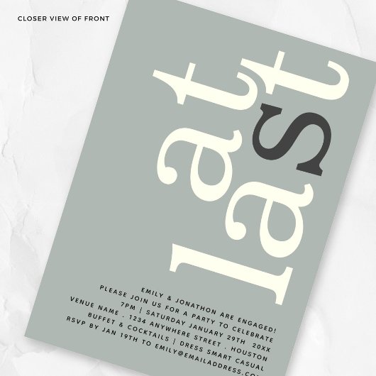 Eindelijk uitnodiging voor Verloving met codecoder