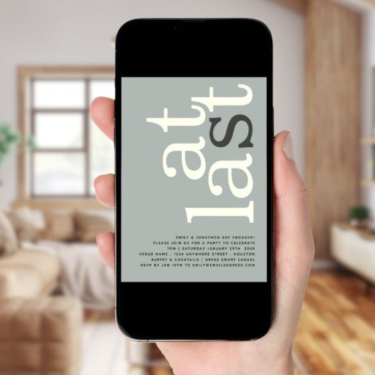 Eindelijk uitnodiging voor Verloving met codecoder