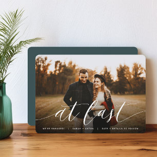 Eindelijk   Volledige foto-uitnodiging Aankondiging