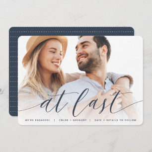 Eindelijk Volledige foto-Verloving Aankondiging