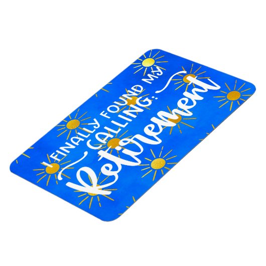 Eindelijk vond ik mijn roeping: Pensioen - Cruise  Magneet (Linkerzijde)