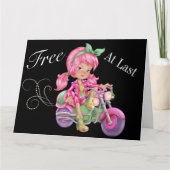 EINDELIJK VRIJ GROOT WENSKAART - SRF KAART (Voorkant)