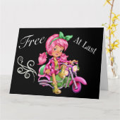 EINDELIJK VRIJ GROOT WENSKAART - SRF KAART (Gele Bloem)