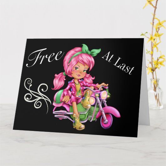 EINDELIJK VRIJ GROOT WENSKAART - SRF KAART (Gele Bloem)