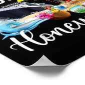 Eindelijk waren we op onze huwelijksreis romantisc poster (Hoek)