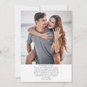 Eindelijk zijn we 2 foto-Verloving Aankondiging (Achterkant)