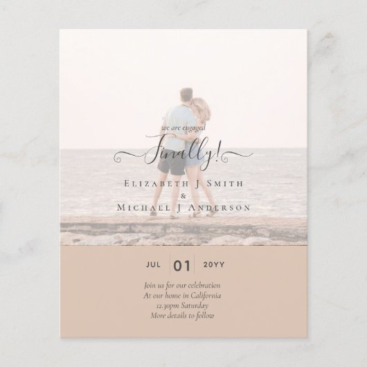 Eindelijk zijn we erbij betrokken! PHOTO over brui Flyer (Voorkant)