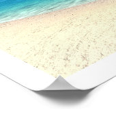 eindeloos blauw poster (Hoek)