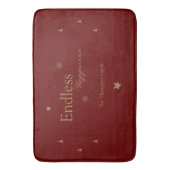 Eindeloos geluk Kerstfeest Bath Mat (Voorkant Verticaal)