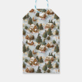 Eindeloos Kerst Gingerbread Village Cadeaulabel (Voorkant)
