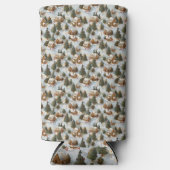 Eindeloos Kerst Gingerbread Village Seltzer Blikjeskoeler (Voorkant)