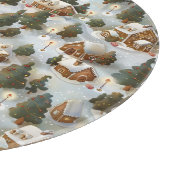Eindeloos Kerst Gingerbread Village Snijplank (Hoek)