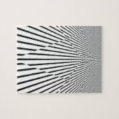 Eindeloos lijndiamant optisch lichtpatroon legpuzzel (Horizontaal)
