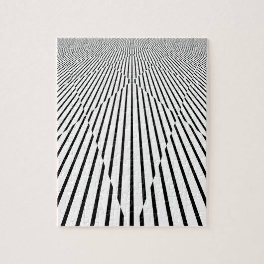 Eindeloos lijndiamant optisch lichtpatroon legpuzzel (Verticaal)