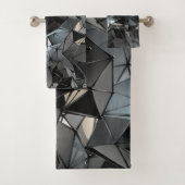 Eindeloos monochroom: bad handdoek (Insitu)