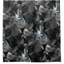 Eindeloos monochroom: douchegordijn