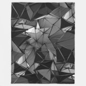 Eindeloos monochroom: fleece deken (Voorkant)